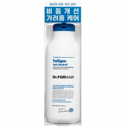 Dr.Forhair Успокаивающий шампунь против перхоти  Folligen Anti-Dandruff Shampoo, 300мл